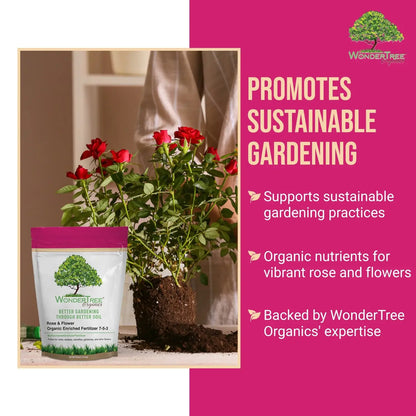 Rose & Flower Fertilizer (4 Lb) – Organic Plant Food