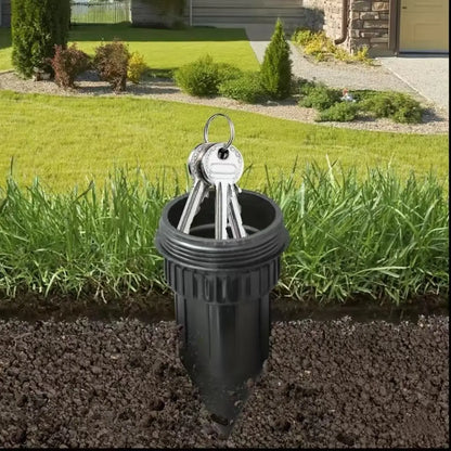 Stylish Garden Key Concealment Box - Realistic Watering Can Design for Discreet Storage and Organization