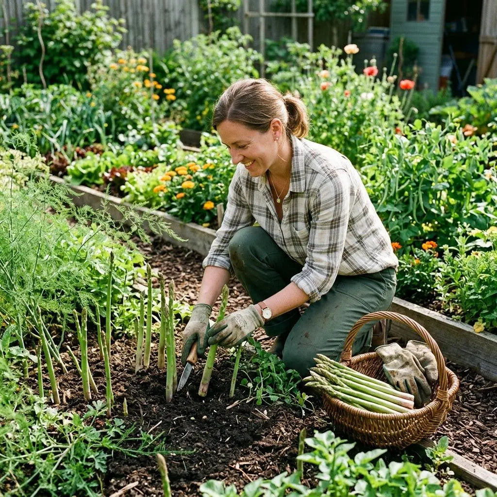100 Mary Washington Asparagus Seeds - Perennial Heirloom Vegetable Seeds - Grow Tender, Delicious Asparagus Spears Year after Year