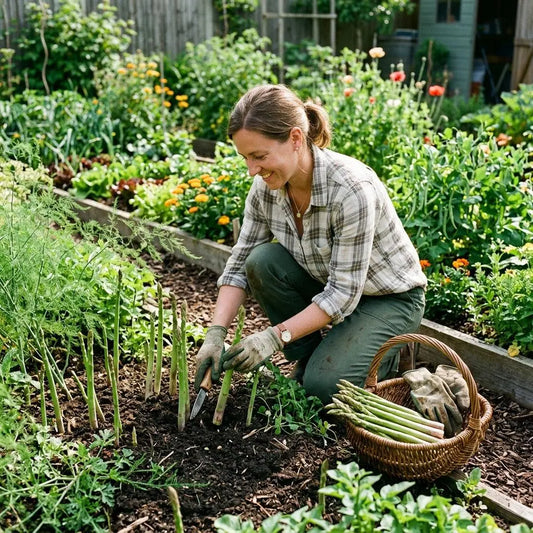 100 Mary Washington Asparagus Seeds - Perennial Heirloom Vegetable Seeds - Grow Tender, Delicious Asparagus Spears Year after Year