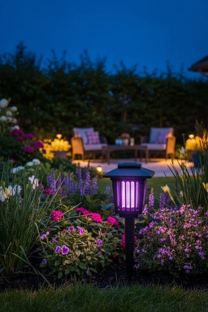 Garden Bed Dusk Scene