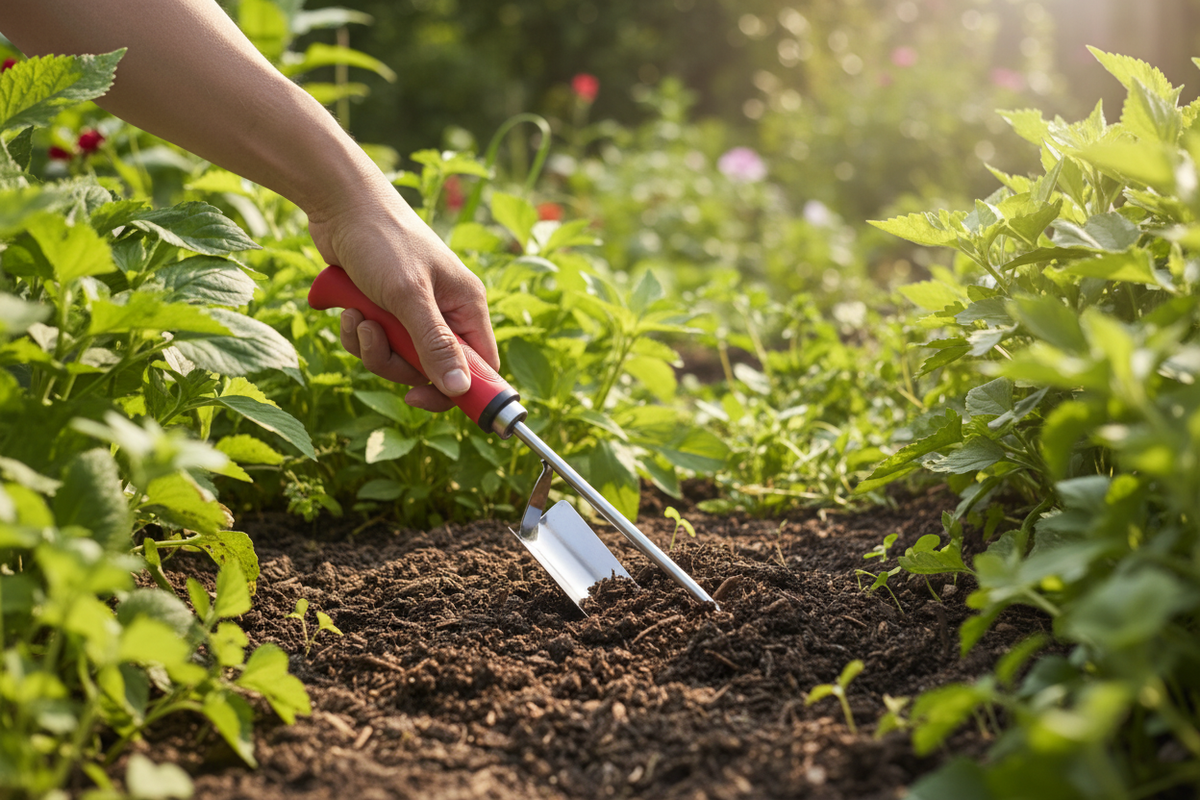 Garden Trowel in Action
